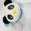Sanrio Ins Monedero Kurome Peluche Colgante de Bolso Tarjetero Cordón de Perlas Billetera Pequeña para Mujer Monedero