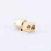 Conector sma de punto electrónico Jingran de alta frecuencia tornillo interno pin interno sma-jw engarzado cable RG174 SMA macho acodado