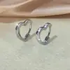 Brincos TEMU transfronteiriços novo estilo zircônia cúbica brincos de nicho de alta qualidade para mulheres brincos da moda e versáteis estilo francês