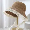 Sombrero de Paja para Niños, Sombrero para Bebé Niña, Sombrero de Sol Familiar, Sombrero de Playa, Sombrero de Sol con Protección Solar de Princesa para Primavera y Verano, Sombrero de Sol para Bebé Niña