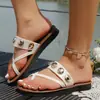 Sandalias de Mujer Sandalias de Tira Zapatos de Mujer Slip-On Nuevas Zapatos de Playa de Verano Pantuflas