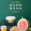 Creativo Forma de Cara Sonriente Envoltura de Plástico para Frutas y Verduras Tapa de Vaso Silicona Tapa para Conservar Frescura Juego de 6 Piezas Sellado y Respetuoso con el Medio Ambiente