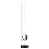 Acero inoxidable 304 pequeña cuchara redonda creativa cuchara de café cuchara de postre casera mango largo cuchara para remover cuchara cuchara de hielo redonda