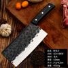 Faca de cozinha doméstica Yangjiang faca de cozinha Jianghu padrão de martelo de forjamento aço inoxidável faca de fatiar faca de carne faca de banca atacado