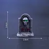 Figuras de pareja de calaveras de Halloween transfronterizas nuevas, lindas mini decoraciones, accesorios para manualidades, paisaje en miniatura, pequeños adornos de escritorio