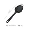 Colher Grande de Plástico com Furos Colher Doméstica para Separar Gelo Escumadeira Separadora de Água Pegador de Macarrão e Bolinho de Cozinha Colher com Cabo Longo Filtro de Água