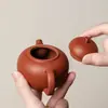 Bule de Argila Roxa Miyan Zhuni para Uso Doméstico, Bule de Argila Roxa para Mulheres com Filtro, Infusor de Chá Inspirado em Zen, Conjunto de Chá Kung Fu, Presente