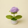 Girassol Acabado Planta em vaso Tecido à mão Buquê de flores Terminado Flor Eterna Dia dos Professores Dia das Crianças Presente Mercado Noturno Stall