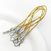 Correa para teléfono móvil 14 mm, accesorio de broche de langosta de aleación para muñecas, joyería y colgantes, accesorios coloridos