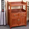 Gabinete de té gabinete de agua para té gabinete de almacenamiento de madera maciza estante para sala de estar gabinete lateral de sofá aparador pequeño gabinete de vino gabinete lateral de mesa de té