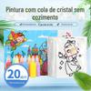 Yili cross-border Amazon pintura sem cola conjunto de vidro janela pigmento diy adesivos de janela de cristal pode ser personalizado por atacado