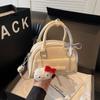 Bolso de mano cuadrado pequeño de moda para mujer, nuevo bolso de hombro sencillo de estilo coreano de primavera 2025, bolso de mujer de alta gama.
