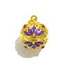Pingente Sachê Cloisonne Cor Pingente Cobre Vazado Abrível Pingente Bola Sachê Pingente Pílulas Sino Palaciano Acessórios de Joalheria Antiga
