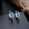 Aretes de Diamantes Completos para Hombre, Aretes de Diseño Moderno y a la Moda para Mujer, Lujo Accesible y Aretes Versátiles de Alta Gama, Joyería Simple Coreana