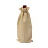 Bolsa de lino para botella de vino transfronteriza bolsa de tela de lino imitación lino Champagne vino a prueba de polvo almacenamiento cordón bolsa de producto cata a ciegas de vino