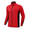 Jaqueta esportiva masculina outono/inverno transfronteiriça com listras contrastantes, fecho de zíper, adequada para corrida, treino de fitness, deslocamento e uso casual