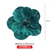 Terciopelo Polvo Dorado Flor de Navidad Magnolia de Cinco Pétalos Flor Artificial Adorno para Árbol de Navidad Accesorios de Decoración Navideña Transfronterizo