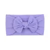 Diadema Elástica de Nylon Tejida a Mano de Color Sólido con Lazo de Ala Ancha para Niños, Amazon Europeo y Americano Transfronterizo, Accesorios para el Cabello Infantil 228