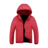 Jaqueta Leve de Algodão com Capuz Estilo 2026 para Homens, Casaco Quente de Inverno, Slim Fit, Roupas de Algodão Coloridas Modernas Casuais, Sucesso Transfronteiriço