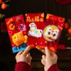 Sobre Rojo de Año Nuevo 2026 Año del Caballo Festival de Primavera Nuevo Peluche Dibujos Animados Creativo Bolsa de Sobre Rojo Bolsa de Dinero de la Suerte de Año Nuevo Venta al por Mayor