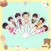 Times Youth League Song Yaxuan Abanico Plegable de Siete Abanico Plegable Concierto Debe Ayudar Alrededores Douyin