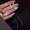 Pendientes Largos Casuales con Borlas y Letra X que Resaltan el Rostro y Modifican la Forma del Rostro Estilo Ins Versátiles Clásicos para Rostros Cuadrados y Redondos