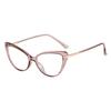 TR8271 Moda europea y americana tendencia de viaje todo lo combina foto TR marco de mariposa gafas planas delgadas se pueden equiparar con gafas para miopía