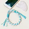 Correas de teléfono de organza coloridas hechas a mano, al por mayor para parejas, mejores amigos y amistad, en un estilo simple, adecuadas para bolsos y llaves