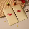 Envelope Vermelho Personalizado Popular Bolo de Aniversário Coroa Dourada Envelope Vermelho Universal Fosco com Opção de Impressão de Logo