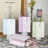 Saco de Presente de Corda de Papel Corda Média Dourado Ins Desenho Animado Sacola de Compras Fofa Exquisite Saco de Papel Kraft Atacado