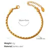 Pulseira Acessível de Luxo Retrô em Aço Inoxidável com Textura 18K, Design de Forma Única Ondulada Osso de Cobra Torcido, Nicho de Ponta
