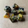Conjunto de Dados Multifacetados de Duas Cores, Fornecimento Transfronteiriço, Conjunto de 7 Peças, Conjunto de Peneira Digital, Dados de Jogo Podem Ser Combinados
