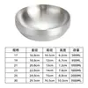 Cuenco de Sopa Vintage Viejo de Acero Inoxidable Creativo Celebridad de Internet Cuenco para Fideos Instantáneos Estilo Coreano Cuenco para Fideos Fríos Estilo Japonés Cuenco Especial para Polvo de Caracol