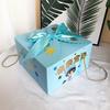Bolsa de Regalo de Cumpleaños para Niños Caja de Regalo estilo Europeo para Diez Años Caja de Huevo Feliz para Bebé Caja de Regalo de Retorno de Vino para Luna Llena Caja Portátil para Pastel