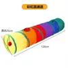 Túnel nuevo para gatos, túnel para gatos mascota, túnel rodante para gatos, juguete plegable para gatos, juguete interactivo