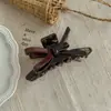 Pinza para el Pelo con Forma de Lazo de Ácido Acético Dulce para Mujer 2024 Nuevo Pinza de Tiburón de Alto Nivel para la Parte Posterior de la Cabeza Accesorios para el Cabello Elegantes