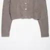 Z Estilo Europeu e Americano Transfronteiriço 2025 Nova Moda Roupas Femininas Elegantes Atacado Jaqueta Tricotada com Botões 5536149