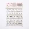 Pegatina Transparente Nueva de Dibujos Animados Japoneses Hello Kitty para Chicas Corazón Sanrio Pegatina Decorativa para Uñas Diy