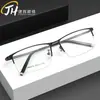 Nuevo Marco de Gafas para Miopía de Placa de Acero Negocio al por Mayor Marco de Gafas Ópticas Metálicas Casual 990070 Marco Cuadrado de Acero
