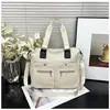 Bolso de mano ligero tejido de nailon repelente al agua bolso de moda para mujer para ir al trabajo bolso de hombro ligero urbano simple