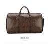 Bolsa de viagem masculina preta, grande capacidade, em poliuretano, para bagagem de mão, para pernoite, para atividades físicas, para viagens de negócios de curta distância, atacado