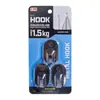 Km 574 Gancho Adhesivo Oval de Acero Inoxidable para Colgar en la Pared Gancho Adhesivo de Pared Resistencia Media 3 Piezas