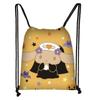Bolsa de poliéster con cordón ajustable, nueva serie Sanrio de Halloween 2023, productos casuales de alta calidad.