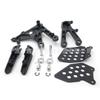 Soporte de pedal modificado para motocicleta para Honda CBR 600RR 2007-2011, soporte de pedal delantero