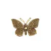 Adornos Pequeños de Mariposa de Latón de Venta Caliente Transfronterizos, Adornos Creativos de Insectos Simulados, Decoración de Escritorio para el Hogar, Mariposa de Cobre