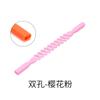 Corda de silicone antiderrapante de furo duplo para óculos, corda de silicone elástica expansível de malha aprimorada, fixador antiderrapante para armação de óculos infantis