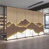 Nova Divisória de Tela Estilo Chinês para Sala de Estar Hall de Entrada Bloqueio Hotel Escritório Restaurante Quarto Privado Dobrável Móvel