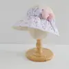 Sombrero de Protección Solar Infantil Yipan 2026 Nuevo Estilo de Verano Ins Dulce Lazo Sombrilla para Niñas Sombrero de Sol para Bebé