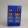 Mini Congelador de Doble Puerta Refrigerador Artificial Casa de Muñecas Cocina Miniatura Pequeños Electrodomésticos Casa de Juegos Juguete para Niños Modelo