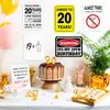 Venta Caliente Transfronteriza Fiesta de Cumpleaños Pintura en Lata Decoración Metálica Retro Lema Divertido de Cumpleaños Bendición de Cumpleaños Hoja de Lata
